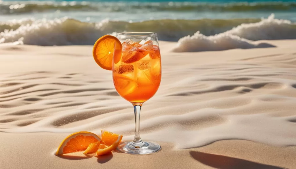 Aperol Spritz na praia