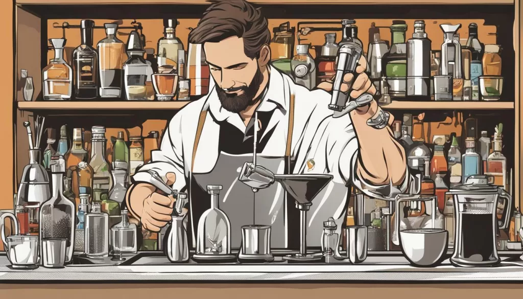 Dosador para bartenders