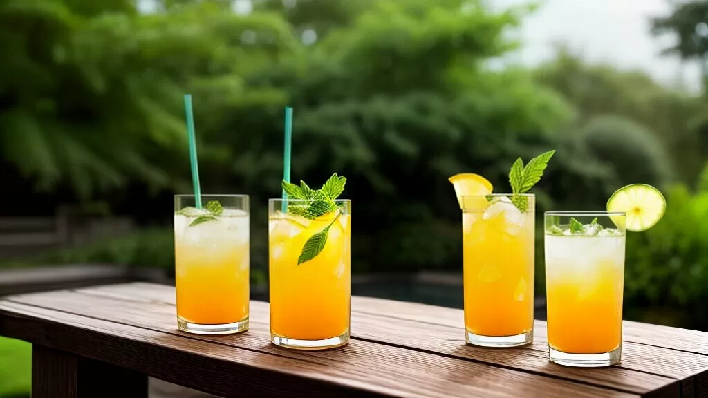 Drink de maracujá com vodka e leite condensado