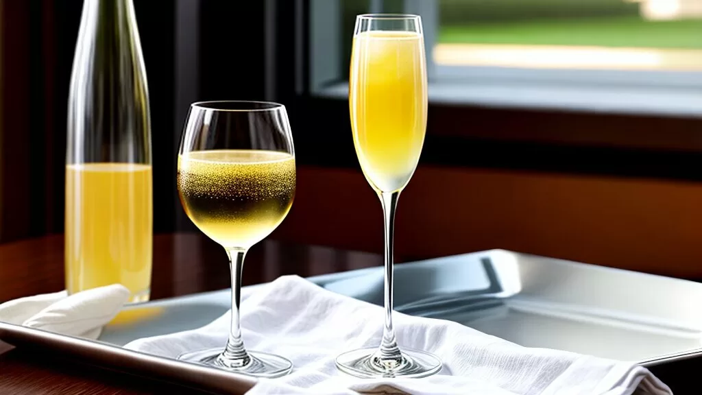 French 75 com taça de champanhe