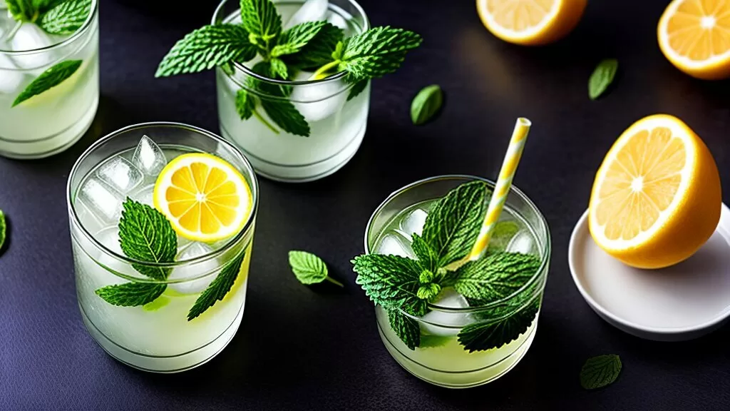 Gin Mojito com hortelã