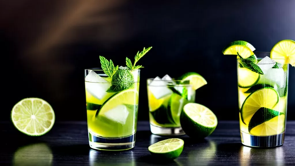 Gin Mojito com toque de limão