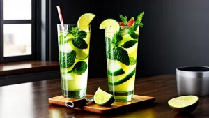 Mojito Clássico: Frescor com Toque de Limão