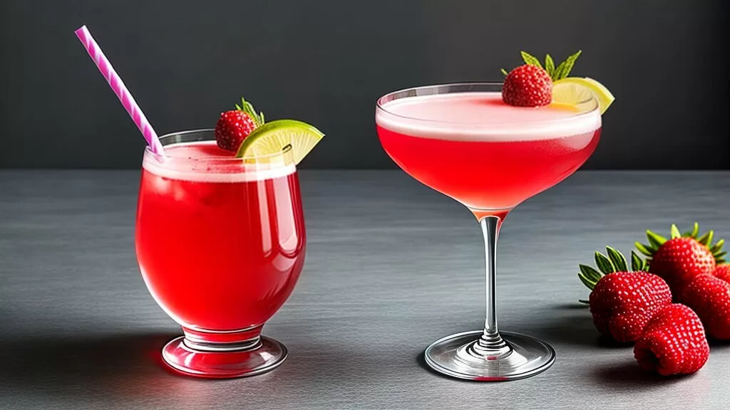 Receita de Pink Gin com frutas vermelhas