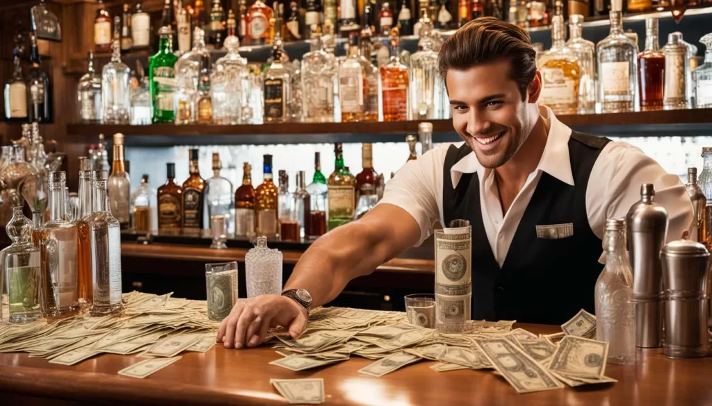 ganhar dinheiro extra como barman