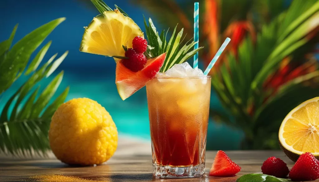 beber congelado com rum