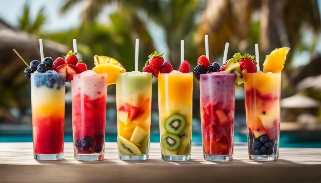 beber frutas congeladas