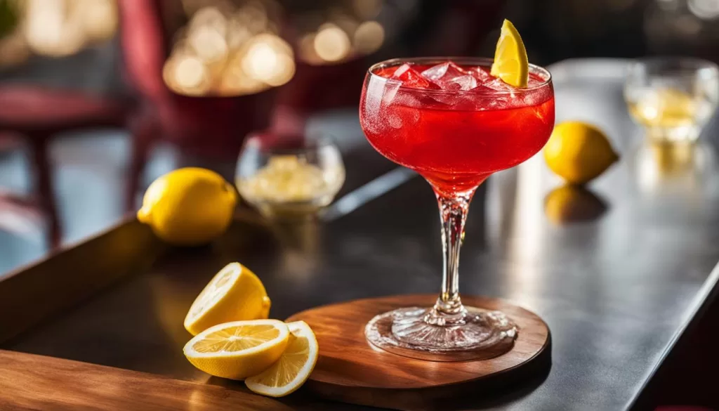 drink simples com Campari e limão