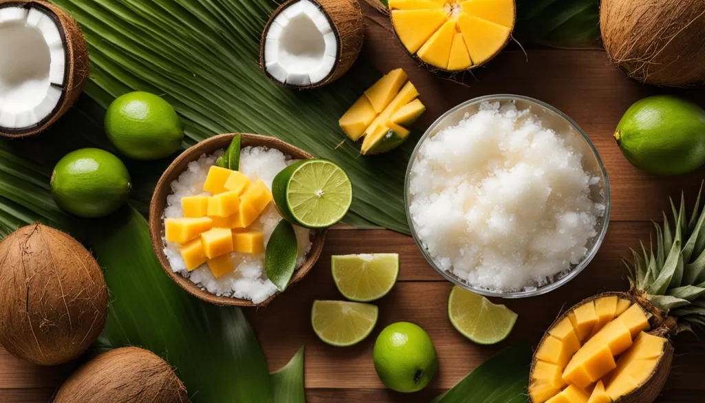 variações da batida de coco