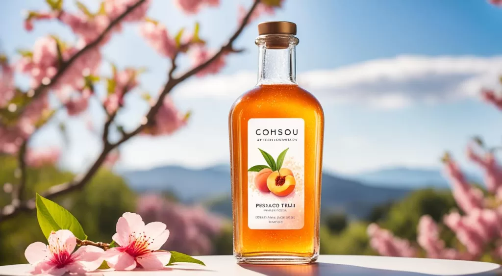 Bebidas de Estoque: Licor de Pêssego Bebidas de Estoque: Licor de Pêssego