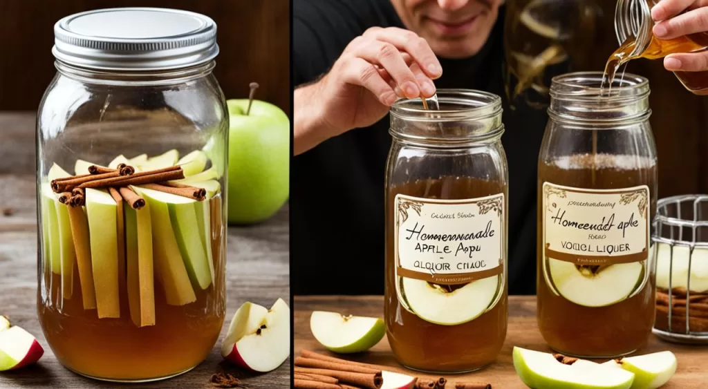Receita de Licor de Maçã Receita de Licor de Maçã