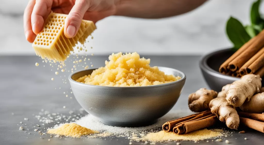 dicas para fazer espuma de gengibre