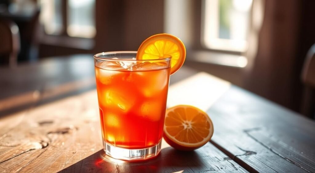 Campari com laranja