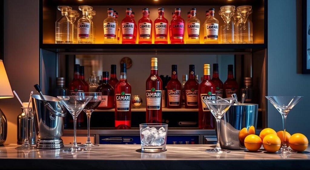 armazenamento de campari